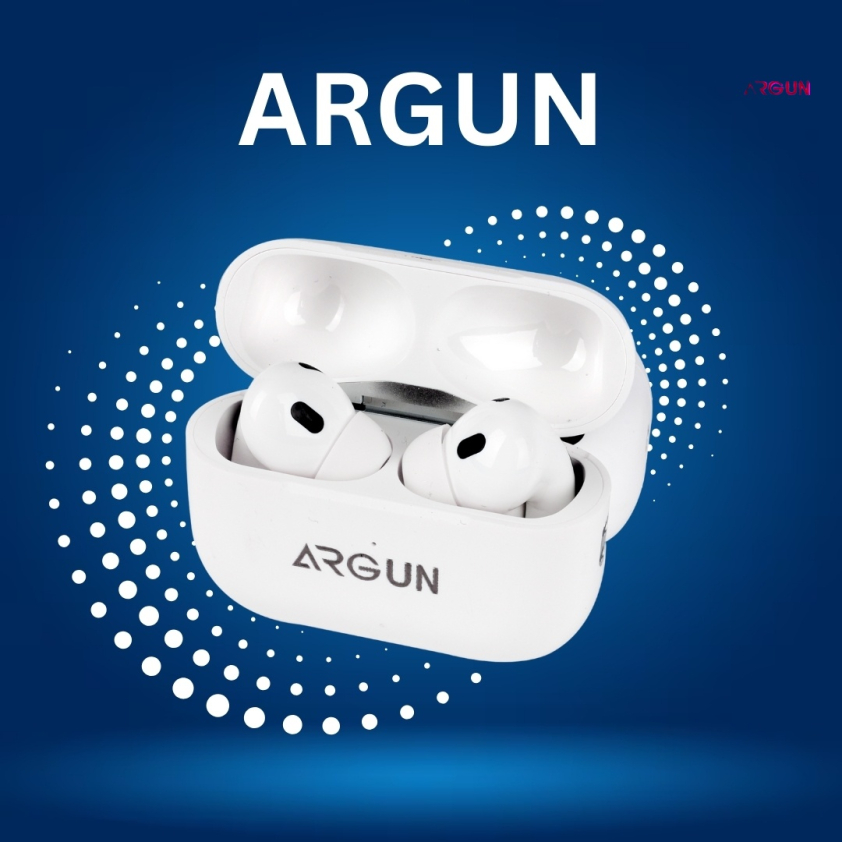 ARGUN 30H Playback TWS Bluetooth Earbuds for Long Lasting Audio Experience Bluetooth (White, True Wireless)