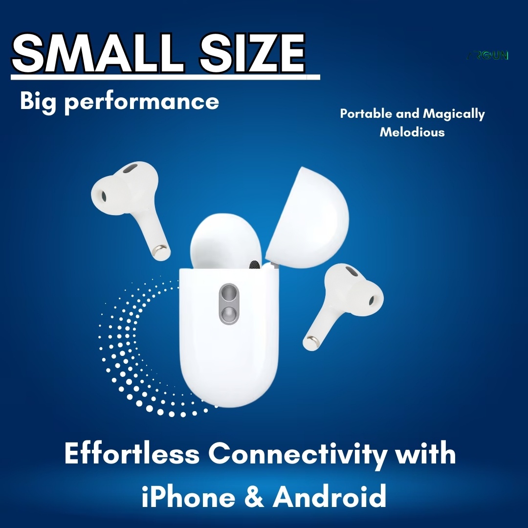 ARGUN 30H Playback TWS Bluetooth Earbuds for Long Lasting Audio Experience Bluetooth (White, True Wireless)