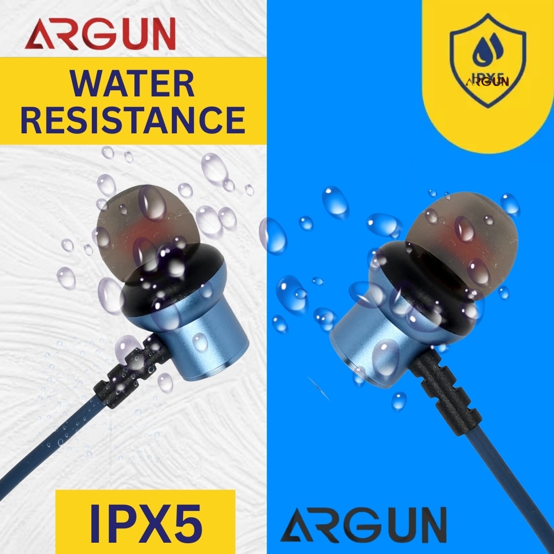 ARGUN Bluetooth 5.0 Wireless Neckband with 30Hrs Playtime & Magnetic In-Ear Buds Bluetooth (Blue, In the Ear)